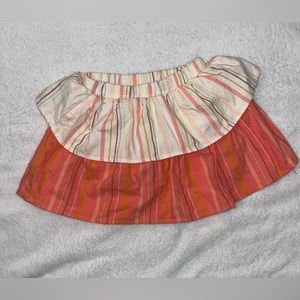 Toddler Girls Striped Skort